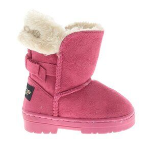 new Bebe Pink fur toddler boots size 6